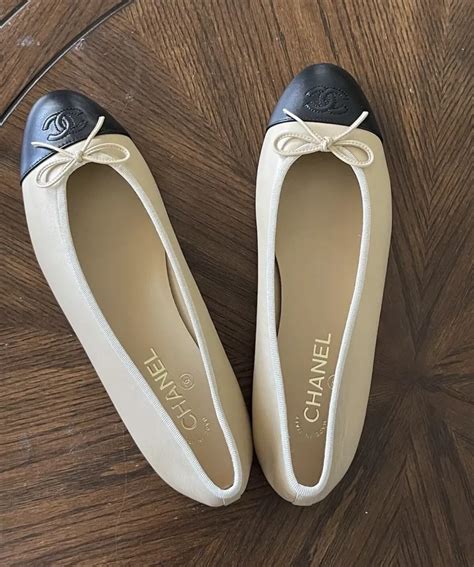 chanel ballerinas black and beige|16 years & 7 pairs later: My Chanel ballet flats review.